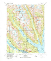 Skagway B-2 Alaska Historical topographic map, 1:63360 scale, 15 X 15 Minute, Year 1954