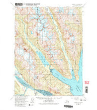 Skagway B-2 Alaska Historical topographic map, 1:63360 scale, 15 X 15 Minute, Year 1954