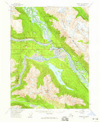 Skagway B-3 Alaska Historical topographic map, 1:63360 scale, 15 X 15 Minute, Year 1954
