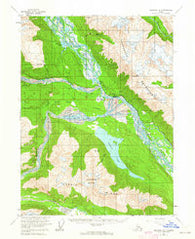 Skagway B-3 Alaska Historical topographic map, 1:63360 scale, 15 X 15 Minute, Year 1954