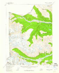 Skagway B-4 Alaska Historical topographic map, 1:63360 scale, 15 X 15 Minute, Year 1954