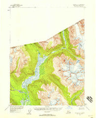 Skagway C-3 Alaska Historical topographic map, 1:63360 scale, 15 X 15 Minute, Year 1948