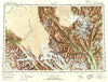 Skagway Alaska Historical topographic map, 1:250000 scale, 1 X 3 Degree, Year 1952