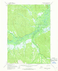 Sleetmute A-4 Alaska Historical topographic map, 1:63360 scale, 15 X 15 Minute, Year 1954