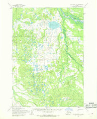 Sleetmute B-1 Alaska Historical topographic map, 1:63360 scale, 15 X 15 Minute, Year 1954