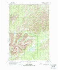Sleetmute B-5 Alaska Historical topographic map, 1:63360 scale, 15 X 15 Minute, Year 1954