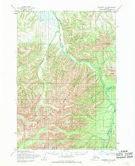 Sleetmute B-7 Alaska Historical topographic map, 1:63360 scale, 15 X 15 Minute, Year 1954