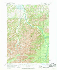 Sleetmute B-7 Alaska Historical topographic map, 1:63360 scale, 15 X 15 Minute, Year 1954