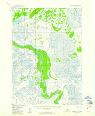 Sleetmute C-1 Alaska Historical topographic map, 1:63360 scale, 15 X 15 Minute, Year 1954