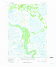 Sleetmute C-1 Alaska Historical topographic map, 1:63360 scale, 15 X 15 Minute, Year 1954