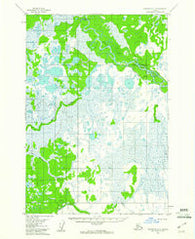 Sleetmute C-2 Alaska Historical topographic map, 1:63360 scale, 15 X 15 Minute, Year 1954