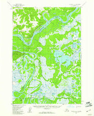 Sleetmute C-3 Alaska Historical topographic map, 1:63360 scale, 15 X 15 Minute, Year 1954