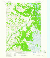Sleetmute C-4 Alaska Historical topographic map, 1:63360 scale, 15 X 15 Minute, Year 1954