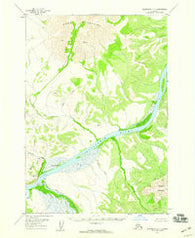Sleetmute C-7 Alaska Historical topographic map, 1:63360 scale, 15 X 15 Minute, Year 1957