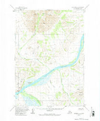 Sleetmute C-7 Alaska Historical topographic map, 1:63360 scale, 15 X 15 Minute, Year 1957