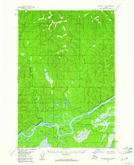 Sleetmute D-2 Alaska Historical topographic map, 1:63360 scale, 15 X 15 Minute, Year 1954