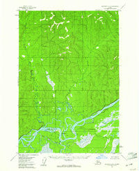 Sleetmute D-2 Alaska Historical topographic map, 1:63360 scale, 15 X 15 Minute, Year 1954