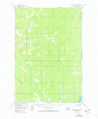 Sleetmute D-3 Alaska Historical topographic map, 1:63360 scale, 15 X 15 Minute, Year 1954