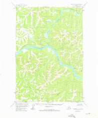 Sleetmute D-5 Alaska Historical topographic map, 1:63360 scale, 15 X 15 Minute, Year 1954