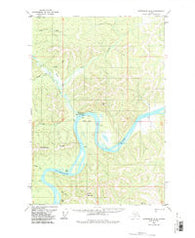 Sleetmute D-6 Alaska Historical topographic map, 1:63360 scale, 15 X 15 Minute, Year 1954