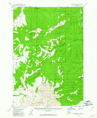 Sleetmute D-7 Alaska Historical topographic map, 1:63360 scale, 15 X 15 Minute, Year 1954