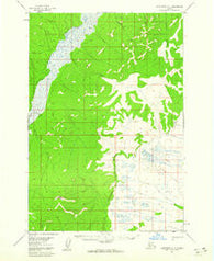 Sleetmute D-8 Alaska Historical topographic map, 1:63360 scale, 15 X 15 Minute, Year 1954