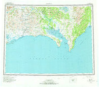 Solomon Alaska Historical topographic map, 1:250000 scale, 1 X 3 Degree, Year 1950