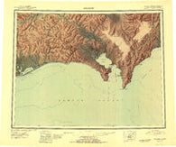 Solomon Alaska Historical topographic map, 1:250000 scale, 1 X 3 Degree, Year 1951