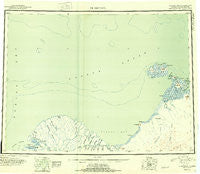 St Michael Alaska Historical topographic map, 1:250000 scale, 1 X 3 Degree, Year 1951