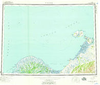 St Michael Alaska Historical topographic map, 1:250000 scale, 1 X 3 Degree, Year 1952