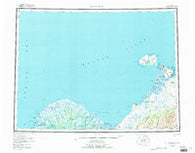 St Michael Alaska Historical topographic map, 1:250000 scale, 1 X 3 Degree, Year 1952