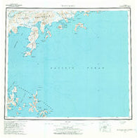 Stepovak Bay Alaska Historical topographic map, 1:250000 scale, 1 X 2 Degree, Year 1963
