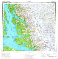 Sumdum Alaska Historical topographic map, 1:250000 scale, 1 X 2 Degree, Year 1961