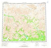 Survey Pass Alaska Historical topographic map, 1:250000 scale, 1 X 3 Degree, Year 1966