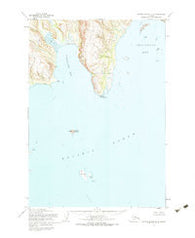 Sutwik Island D-3 Alaska Historical topographic map, 1:63360 scale, 15 X 15 Minute, Year 1954