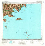 Sutwik Island Alaska Historical topographic map, 1:250000 scale, 1 X 2 Degree, Year 1951