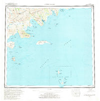 Sutwik Island Alaska Historical topographic map, 1:250000 scale, 1 X 2 Degree, Year 1963