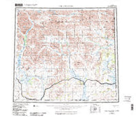Table Mountain Alaska Historical topographic map, 1:250000 scale, 1 X 3 Degree, Year 1956
