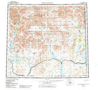 Table Mountain Alaska Historical topographic map, 1:250000 scale, 1 X 3 Degree, Year 1956