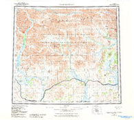 Table Mountain Alaska Historical topographic map, 1:250000 scale, 1 X 3 Degree, Year 1956
