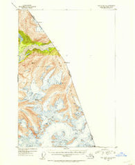 Taku River A-4 Alaska Historical topographic map, 1:63360 scale, 15 X 15 Minute, Year 1951