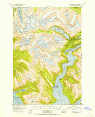 Taku River A-6 Alaska Historical topographic map, 1:63360 scale, 15 X 15 Minute, Year 1951