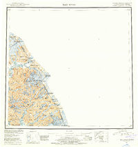 Taku River Alaska Historical topographic map, 1:250000 scale, 1 X 2 Degree, Year 1953