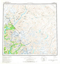 Taku River Alaska Historical topographic map, 1:250000 scale, 1 X 2 Degree, Year 1960