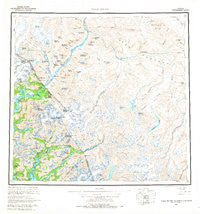 Taku River Alaska Historical topographic map, 1:250000 scale, 1 X 2 Degree, Year 1960