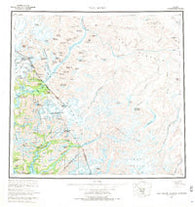 Taku River Alaska Historical topographic map, 1:250000 scale, 1 X 2 Degree, Year 1960