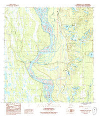 Talkeetna A-1 NE Alaska Historical topographic map, 1:25000 scale, 7.5 X 7.5 Minute, Year 1987