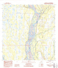 Talkeetna A-1 SE Alaska Historical topographic map, 1:25000 scale, 7.5 X 7.5 Minute, Year 1987