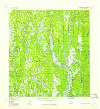 Talkeetna B-1 Alaska Historical topographic map, 1:63360 scale, 15 X 15 Minute, Year 1958