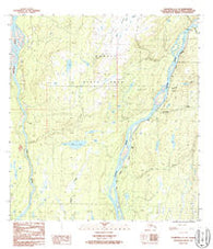 Talkeetna C-1 SE Alaska Historical topographic map, 1:25000 scale, 7.5 X 7.5 Minute, Year 1987